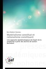 Materialisme Constitue Et Rationalisme Constituant af Yakoubou-B