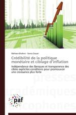 Credibilite de la Politique Monetaire Et Ciblage D Inflation af Collectif