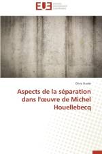 Aspects de la S paration Dans L' Uvre de Michel Houellebecq af Studer-O