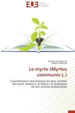 Le Myrte (Myrtus Communis L.) af Collectif
