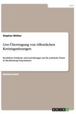 Live-UEbertragung von oeffentlichen Kreistagssitzungen af Stephan Weiher
