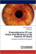 Preponderance of Low Vision and Blindness in Rp Patients of Okara af Sana Pervaiz