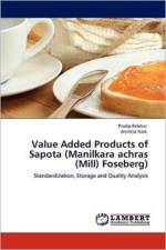 Value Added Products of Sapota (Manilkara achras (Mill) Foseberg) af Pradip Relekar