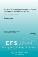 Taxation of Cross-Border Dividends Paid to Individuals from an EU Perspective af Erwin Nijkeuter