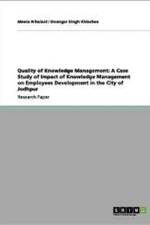 Quality of Knowledge Management af Meeta Nihalani