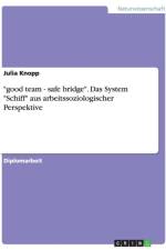 good team - safe bridge. Das System Schiff aus arbeitssoziologischer Perspektive af Julia Knopp