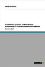 Umweltmanagement Im Mittelstand - Notwendigkeit Und Gestaltungsmoglichkeiten af Andrea Schlichting