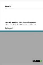 Uber Das Pladoyer Eines Diesseitsverehrers af Bianca Pick