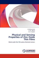 Physical and Sensing Properties of Zinc Oxide Thin Films af Ali Mohammed