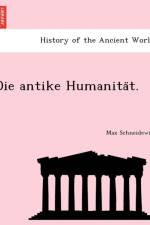 Antike Humanita T. af Max Schneidewin