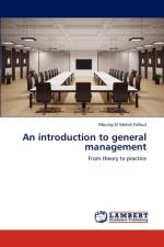 introduction to general management af Moulay El Mehdi Falloul