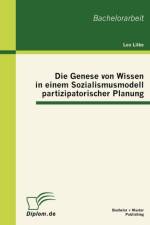 Die Genese von Wissen in einem Sozialismusmodell partizipatorischer Planung af Leo Litke