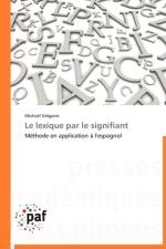 Lexique Par Le Signifiant af Gregoire-M