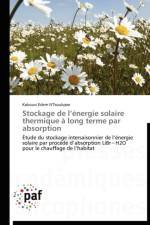 Stockage de L Energie Solaire Thermique A Long Terme Par Absorption af N'Tsoukpoe-K