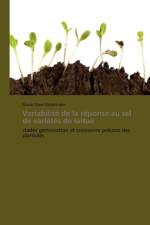 Variabilite de la Reponse Au Sel de Varietes de Laitue af Abdelkader-N