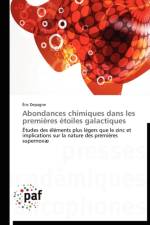 Abondances Chimiques Dans Les Premieres Etoiles Galactiques af Depagne-E