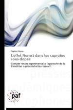 L'Effet Nernst Dans Les Cuprates Sous-Dopes af Capan-C