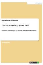 Der Sarbanes-Oxley Act of 2002 af Lucy Stan