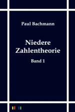 Niedere Zahlentheorie af Paul Bachmann