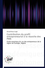 Contribution Du Profil Entrepreneurial A La Reussite Des Pme af Siagh-A