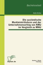 auslandische Markteintrittsform und der Unternehmenserfolg von KMU im Vergleich zu MNU af Kalin Kirilov