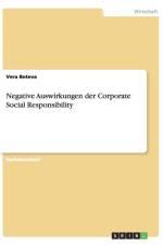 Negative Auswirkungen der Corporate Social Responsibility af Vera Boteva