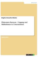 Phanomen Burnout - Umgang und Massnahmen in Unternehmen af Brigitte Schweifer-Winkler