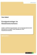 Konsignationslager im Handelsunternehmen af Timo Siebert