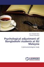 Psychological adjustment of Bangladeshi students at IIU Malaysia af Kazi Shahdat Kabir