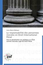 responsabilite des personnes morales en droit international penal af Mahiques-C