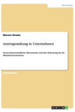 Anreizgestaltung in Unternehmen af Mareen Nowka