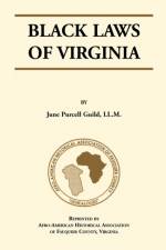 Black Laws of Virginia af June Purcell Guild