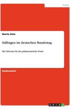 Stilfragen im deutschen Bundestag af Moritz Sehn