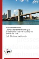 Comportement Thermique D Elements En Beton Arme de Barres En Prf af Collectif