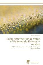 Exploring the Public Value of Renewable Energy in Austria af Andrea Klinglmair