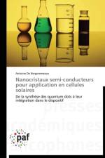 Nanocristaux Semi-Conducteurs Pour Application En Cellules Solaires af de Kergommeaux-A