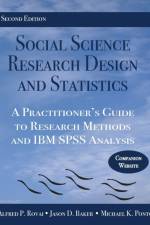 Social Science Research Design and Statistics af Alfred P. Rovai