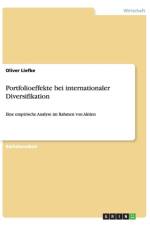 Portfolioeffekte bei internationaler Diversifikation af Oliver Liefke