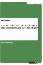 Ausfuhrlicher Entwurf Deutsch af Sabine Storm