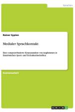 Medialer Sprachkontakt af Rainer Sypien