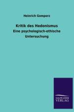 Kritik Des Hedonismus af Heinrich Gomperz