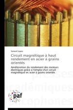 Circuit Magnetique A Haut Rendement En Acier A Grains Orientes af Lopez-S