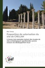 Proposition de Valorisation Du Site de Chellah af Terrisse-M