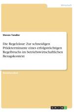 Die Regelzasur af Steven Tandler