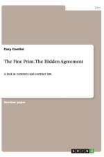 The Fine Print. The Hidden Agreement af Cory Contini