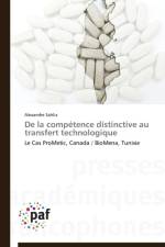 de la Competence Distinctive Au Transfert Technologique af Sahlia-A