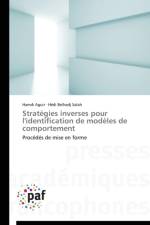 Strategies Inverses Pour l'Identification de Modeles de Comportement af Collectif