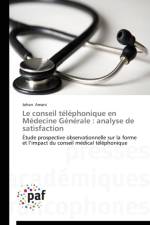Le Conseil Telephonique En Medecine Generale af Amani-J