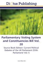 Parliamentary Voting System and Constituencies Bill Vol. 20