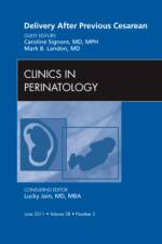 Delivery After Previous Cesarean, An Issue of Clinics in Perinatology af Mark B. (Richard L. Meiling Professor and Chair Landon